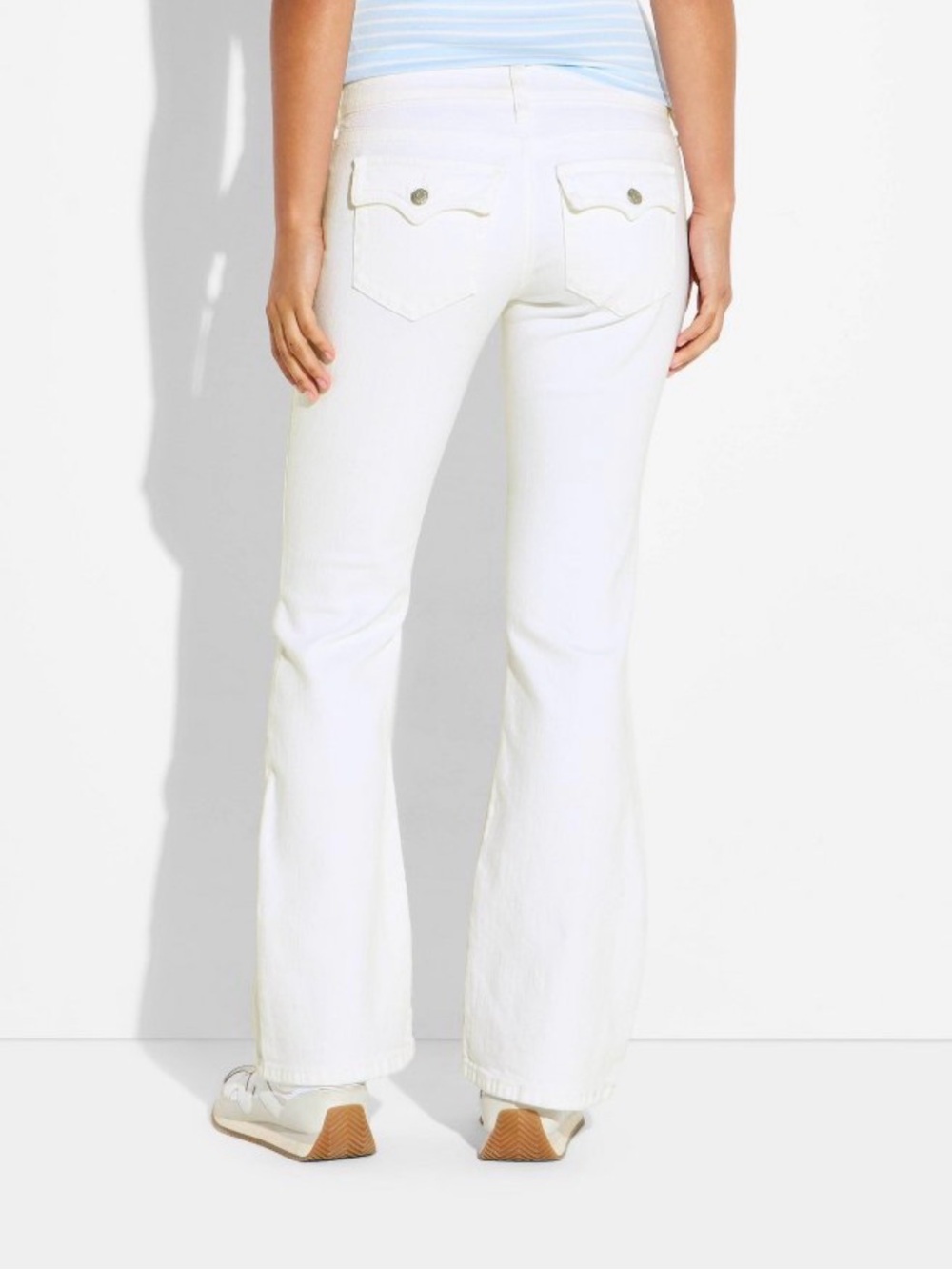 wild fable - White Baby Boot Jeans - Picture 2 of 11